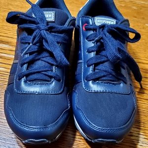 Tommy Hilfiger Boys shoes athletic Sneakers Size 3 Navy .